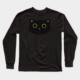 Big Eyed Cat Long Sleeve T-Shirt